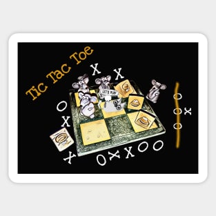 Tic Tac Toe (Cat and Mouse) Sticker